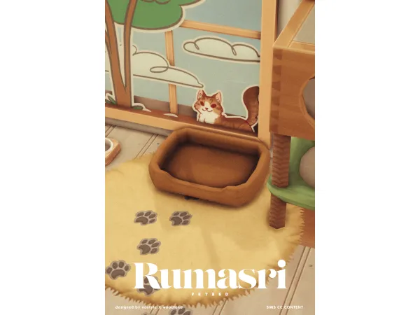 Maxis Match Pet bed - The Sims 4 Custom Content