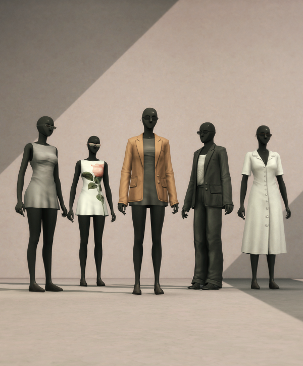 Maxis Match Urban City V by simsfinds - The Sims 4 Custom Content