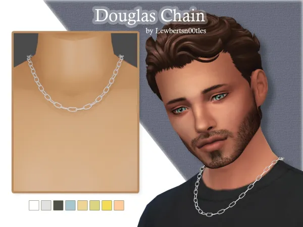 Maxis Match Douglas Chain [Updated 05 July 2024] by simsfinds - The Sims 4 Custom Content