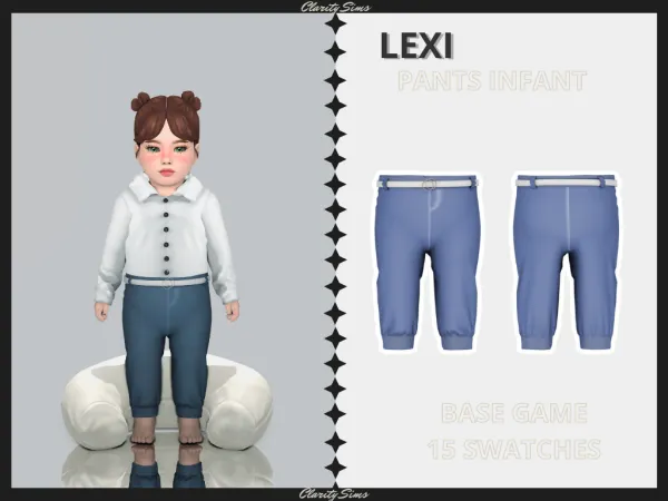 Alpha Lexi Pants Infant by clarity-sims - The Sims 4 Custom Content