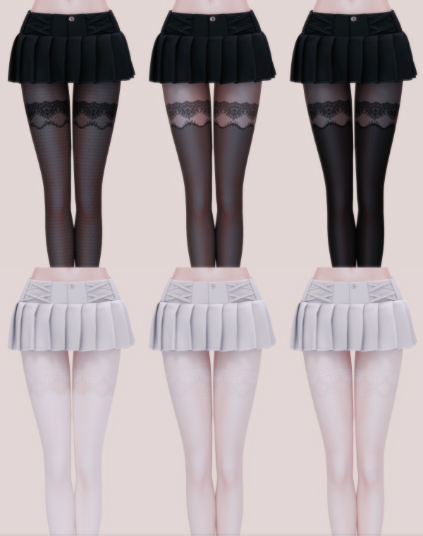 Mix Stockings 12 (To be published on 8 Jul) by simsfinds - The Sims 4 Custom Content