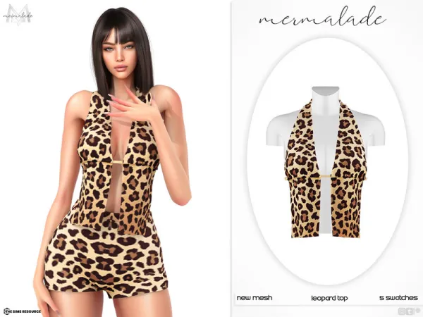 Alpha Leopard Set - The Sims 4 Custom Content