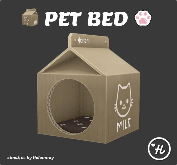 Maxis Match PET BED by simsfinds - The Sims 4 Custom Content