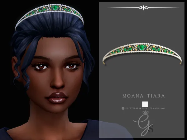 Mix Moana Tiara by simsfinds - The Sims 4 Custom Content