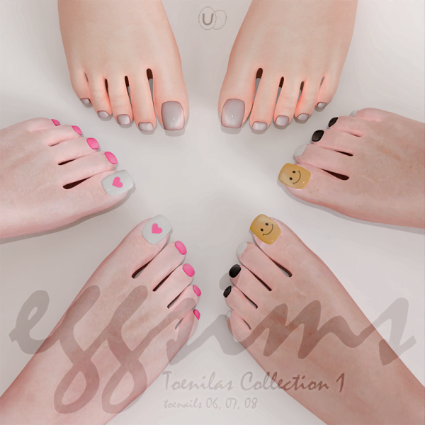 Mix [ ] toenails collection 1 by simsfinds - The Sims 4 Custom Content