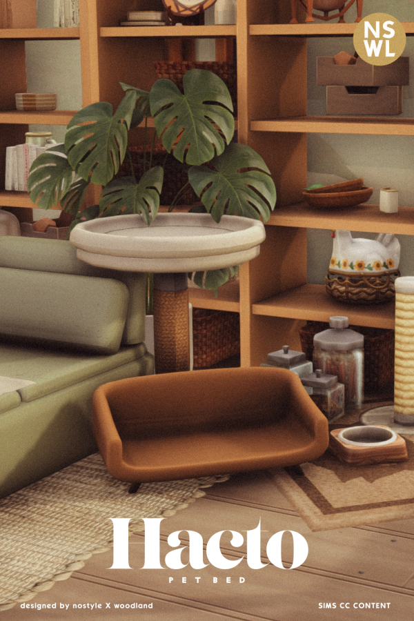 Maxis Match pet bed by simsfinds - The Sims 4 Custom Content