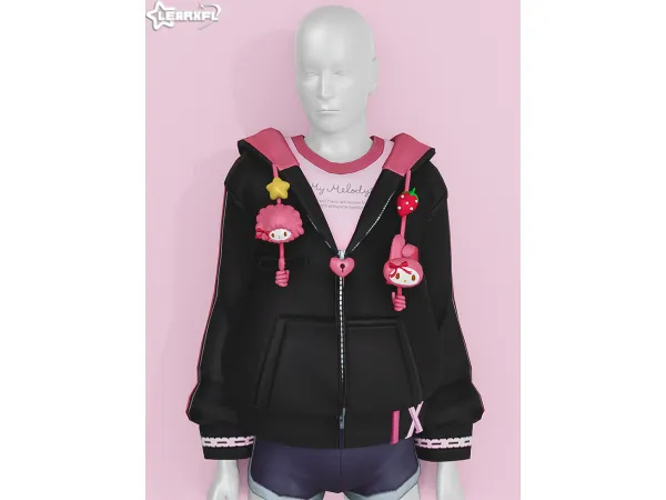 My Melody & Sweet Piano - Male Hoodie [16/18 Items] by Learxfl