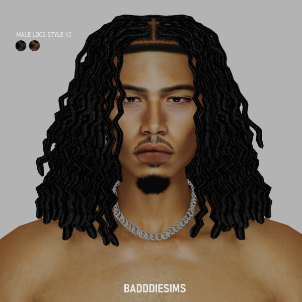 Mix Male Locks Style v2 by simsfinds - The Sims 4 Custom Content