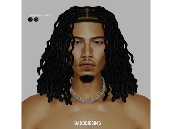 Mix Male Locks Style v2 by BadddieSims - The Sims 4 Custom Content
