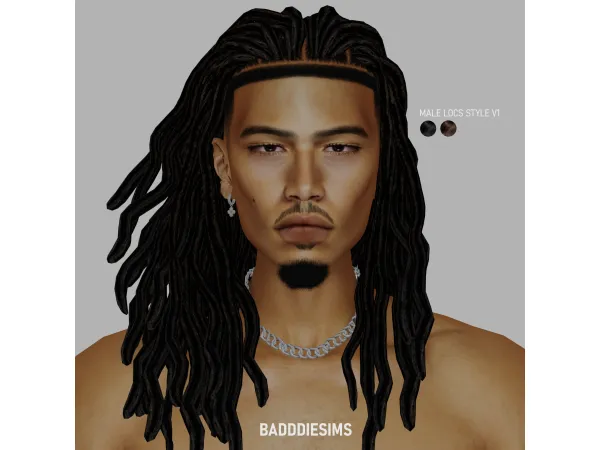 Male Locks Style v1 by BadddieSims