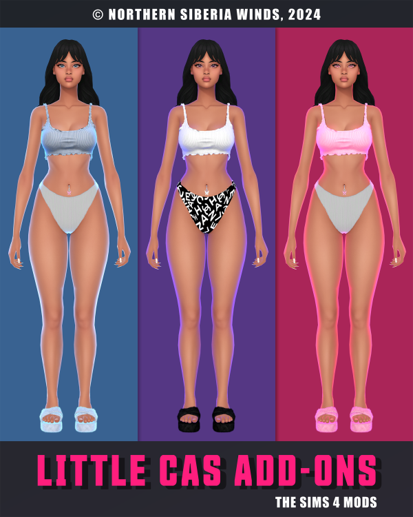 Mix LITTLE CAS ADD ONS by simsfinds - The Sims 4 Custom Content