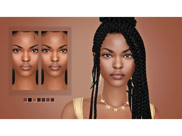 Alpha Mouth corners 09 by modcollective - The Sims 4 Custom Content