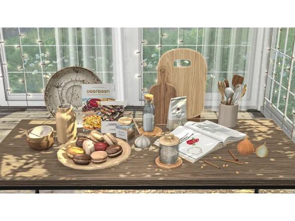 Alpha Leva Decor by Soloriya - The Sims 4 Custom Content