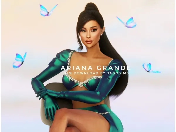 Alpha Ariana Grande (Sim Download) - The Sims 4 Custom Content