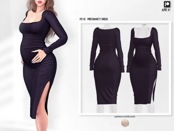PREGNANCY DRESS P210 by busratr