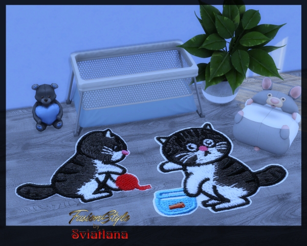 Alpha Rugs by fusionstylesims4 - The Sims 4 Custom Content