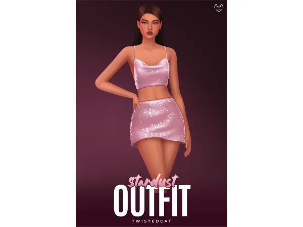 Maxis Match Stardust Outfit(Download) by TwistedCat - The Sims 4 custom content