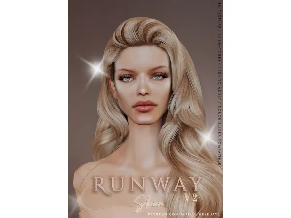 💄 Runway V2 💄 - SKIN + LIPSTICK + TRAY FILES - BFF💘 by OneOfTheseDays
