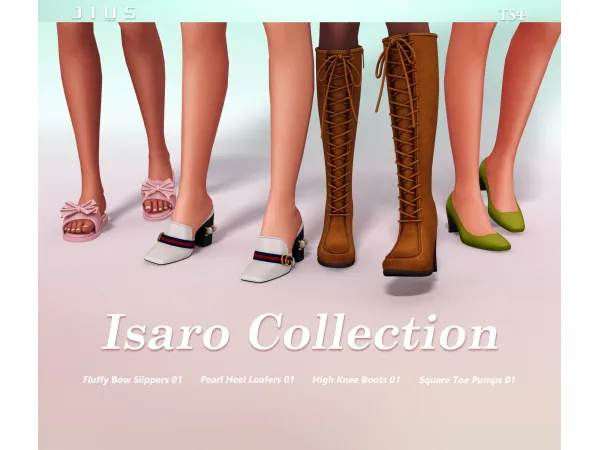 Mix Download Isaro Collection by jiussims - The Sims 4 Custom Content