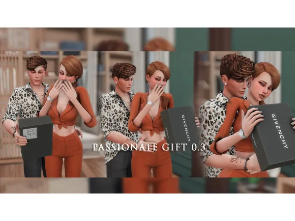 Maxis Match Passionate Gift 03 Designer Bag Update by UTOPYA_cc - The Sims 4 Custom Content