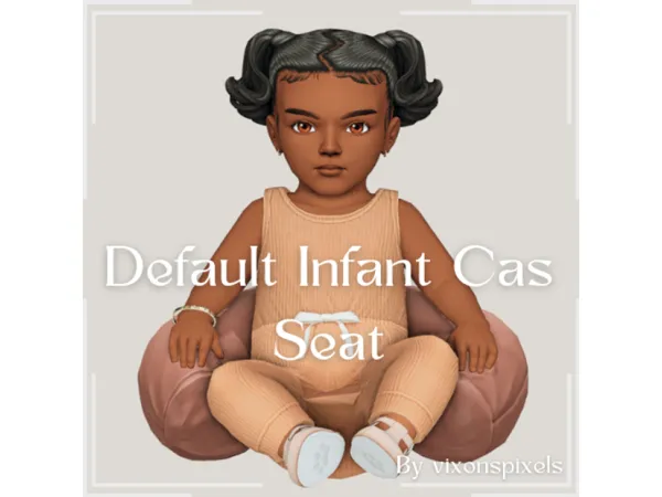 Maxis Match Default Infant Cas Seat by vixonspixels - The Sims 4 Custom Content