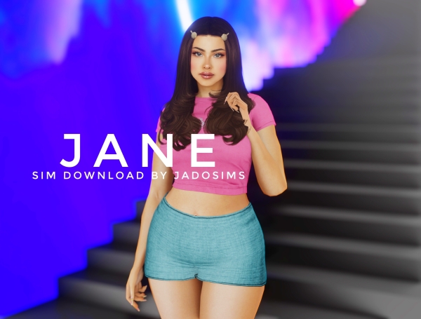 Alpha Jane (Sim Download) by shopwithflynnn - The Sims 4 Custom Content