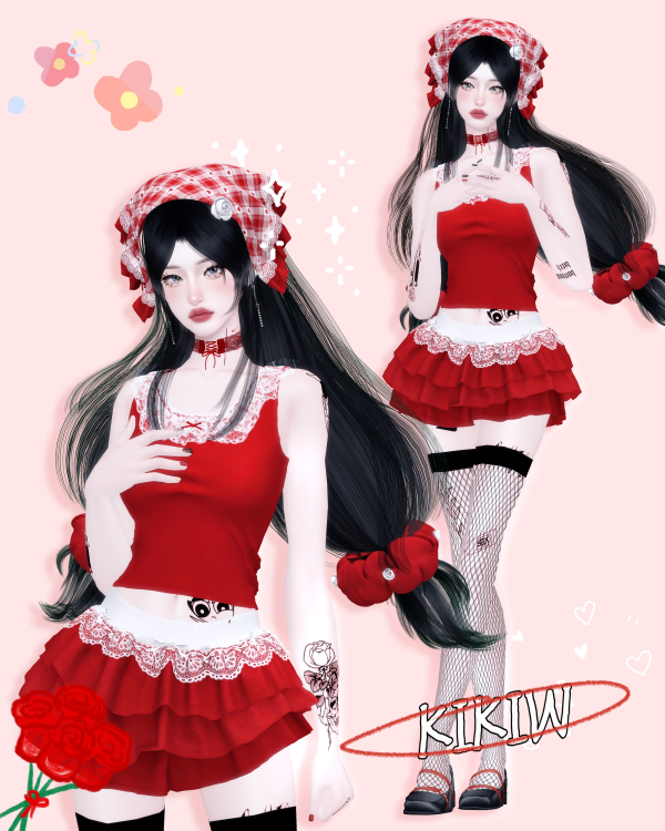 Alpha KIKIWSTUDIO Warm spring by simsfinds - The Sims 4 Custom Content