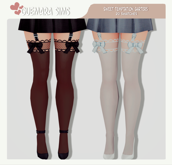 Alpha Sweet Temptation Garters (Public now) by simsfinds - The Sims 4 Custom Content