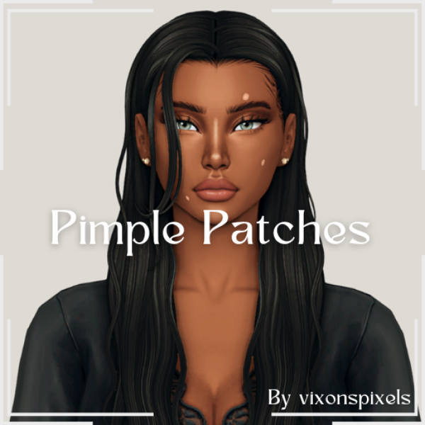 Mix Pimple Patches by simsfinds - The Sims 4 Custom Content