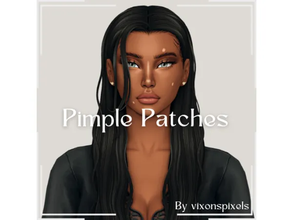 Mix Pimple Patches by vixonspixels - The Sims 4 Custom Content