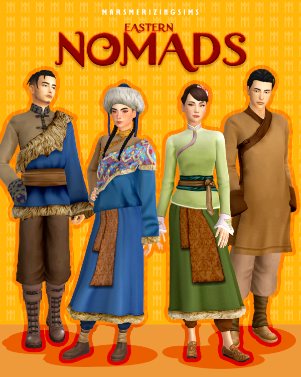 Maxis Match [UPDATE] The Eastern Nomads Set (Public Dec 30th) by simsfinds - The Sims 4 Custom Content