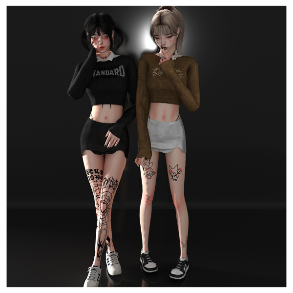 Alpha sophisthicated girl by whimp - The Sims 4 Custom Content