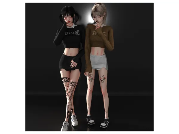 Alpha sophisthicated girl - The Sims 4 Custom Content