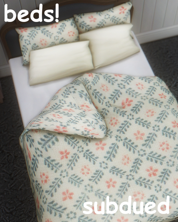 Mix beds beds beds by simsfinds - The Sims 4 Custom Content