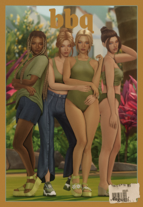 Maxis Match the bbq pack by simsfinds - The Sims 4 Custom Content