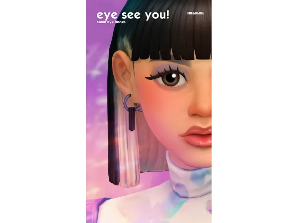 Maxis Match eye see you lashes by marso - The Sims 4 Custom Content