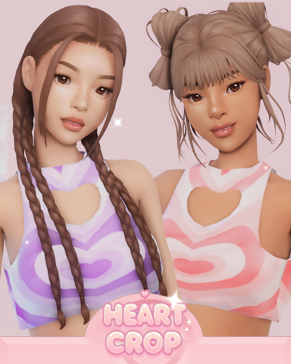 Maxis Match Heart Crop by simsfinds - The Sims 4 Custom Content