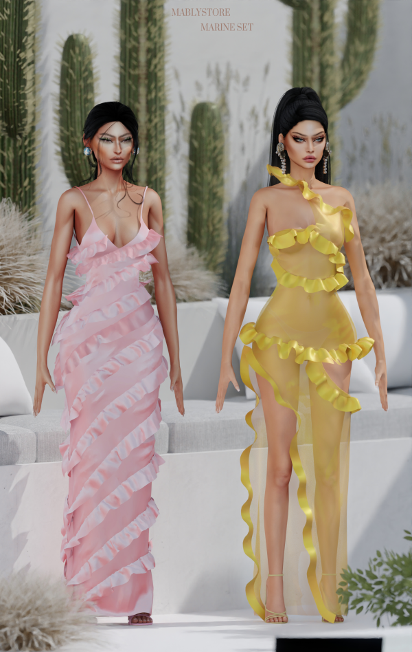 Alpha MARINE SET by simsfinds - The Sims 4 Custom Content