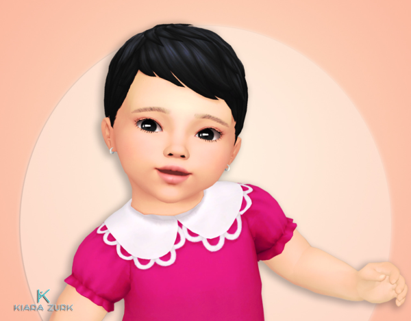 Maxis Match Earrings Hoop Small for Infants by simsfinds - The Sims 4 Custom Content