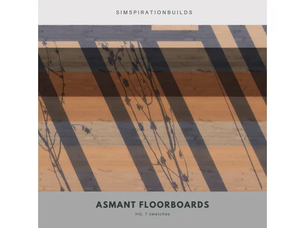 Mix Asmant Floorboards by simspirationbuilds - The Sims 4 Custom Content