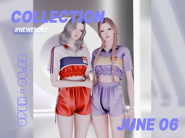Alpha Collection June Set 04 by new_en092 - The Sims 4 Custom Content