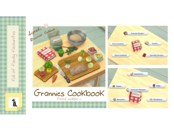 Maxis Match Grannies Cookbook [01 08 2024 ] - The Sims 4 Custom Content