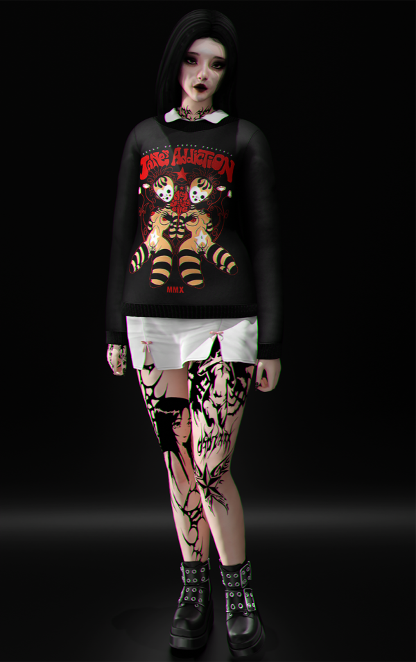 Alpha ʜᴏᴏᴅɪᴇ ɪᴄᴇᴄᴀᴛ ᴄʟᴜʙ by whimp - The Sims 4 Custom Content