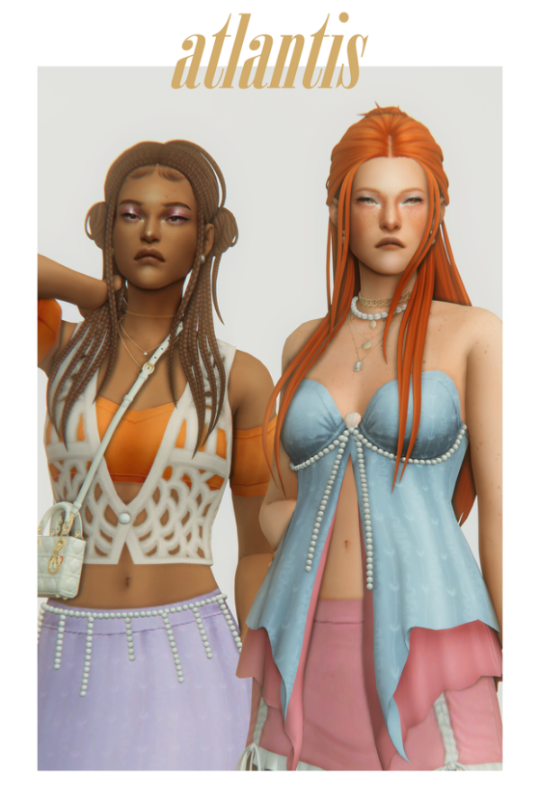 Maxis Match atlantis pack by simsfinds - The Sims 4 Custom Content