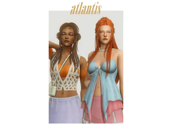 Maxis Match atlantis pack by clumsyalien - The Sims 4 Custom Content