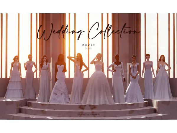 Alpha Wedding Collection Update by luxysims - The Sims 4 Custom Content