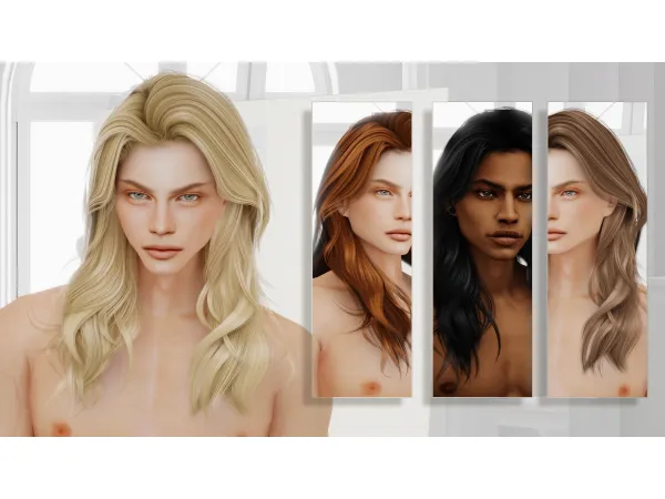 Alpha [MODCo] Zane Hairstyle by sorensms - The Sims 4 Custom Content