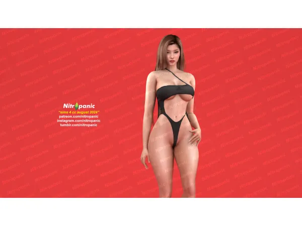 Alpha Nitropanic_Lombok Swimsuit by nitropanic - The Sims 4 Custom Content
