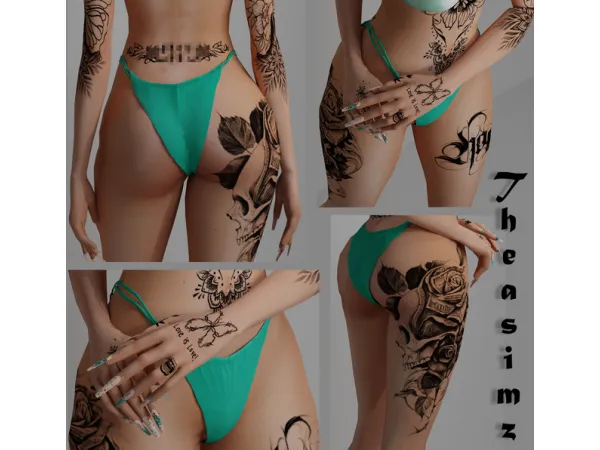 Maya tatts N13 by Theasimz