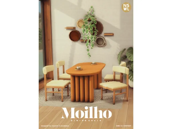 moilho Dining Chair by u0274u1d0f su1d1bu028fu029fu1d07 x u1d21 u1d0f u1d0f u1d05 u029f u1d00 u0274 u1d05